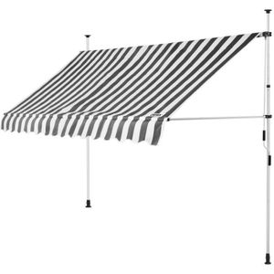 Rétractable Auvent Manuel Aluminium auvent patio parasol ABRI 3.5X2.5m Beige