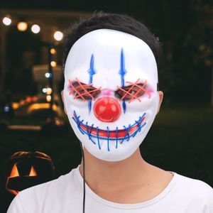 Masque Halloween, Halloween LED Masque, The Purge Masque Lumineux 3 Modes  d'Éclairage pour Adulte Les Carnavals, Les Bals Masq[184] - Cdiscount Maison