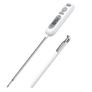 Polder THM-390-39 Thermomètre à Lecture Instantanée Pour Barbecue Avec Sonde Et Lampe Torche Rouge
