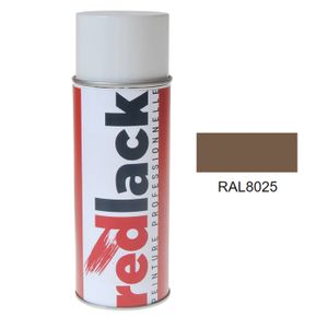 PEINTURE - VERNIS Redlack Peinture aérosol RAL 8025 Brillant multisupport