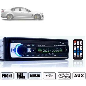 AUTORADIO Ywei Autoradio Stéréo In-Dash Bluetooth 1Din MP3 Lecteur FM AM USB SD AUX 12V