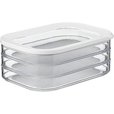 Boite Rangement Frigo Réfrigérateur Escamotable avec Tiroir Organisateur Boîte de Rangement pour Réfrigérateur Garder (2 Pack) - Maison