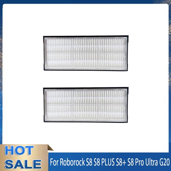 Lot De 4 Filtres HEPA G20 Pour Roborock S8 / S7 Series – Pièces Rechange Aspirateur Robot Compatible S8 Pro Ultra, S7 MaxV Ultra
