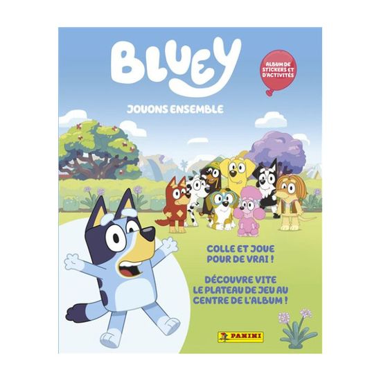 Panini Bluey - Play with Friends stickers - Album allemand