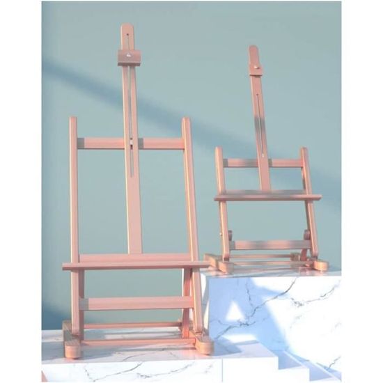 Chevalet De Peintre Vintage En Hêtre - Marque Dupré Et Cie - Occasion Pour Atelier D'artiste
