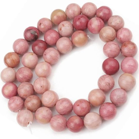 Perles de rivière baroques rondes 12-15 mm Rose clair