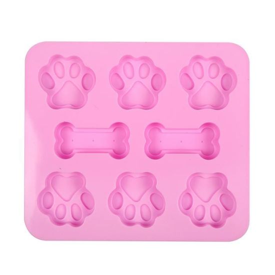 Moule En Silicone Patte De Chien – Réutilisable, Pour Savon, Chocolat, Sucre, Décoration Gâteaux