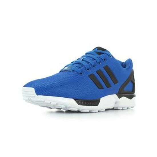 Magnético tugurio estimular Adidas ZX Flux 8k Textile Bleu et noir Bleu Bleu et noir - Cdiscount  Chaussures
