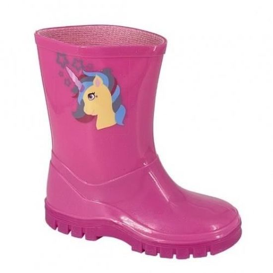 Bottes De Pluie Enfant Garçon Fille - Caoutchouc Imperméable Antidérapant - Faciles à Nettoyer - Couleurs Variées