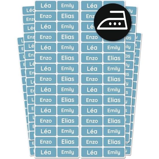 Etichette Termoadesive Per Vestiti - Personalizzabili Con Nome - Confezione Da 100 Pezzi - Bianche - Foto 8