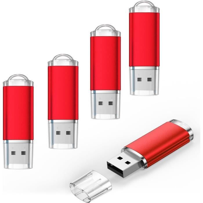 Clef USB 32Go Lot de 5 Clés USB - Mini Métal Cle USB 2.0 Flash Drive ...