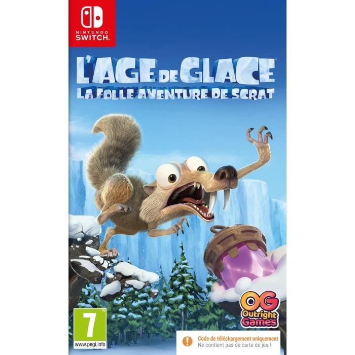 Bandai Namco Entertainment L'Âge De Glace - La Folle Aventure De Scrat Jeu Switch (Code Dans La Boîte)