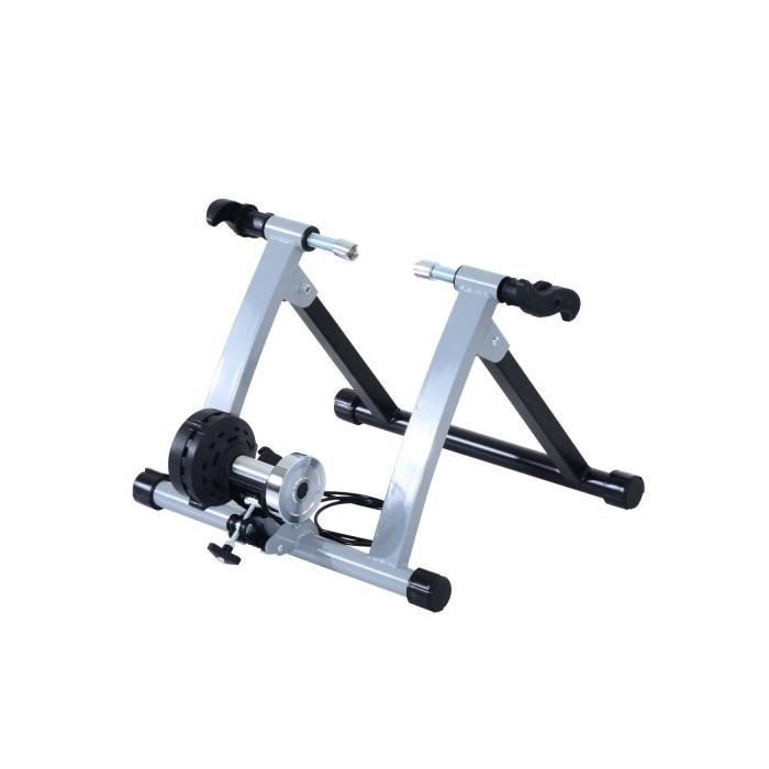 Support vélo home trainer Poisson argent