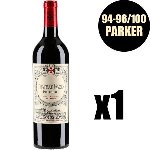 X1 Château Gazin 2016 75 cl AOC Pomerol Vin Rouge