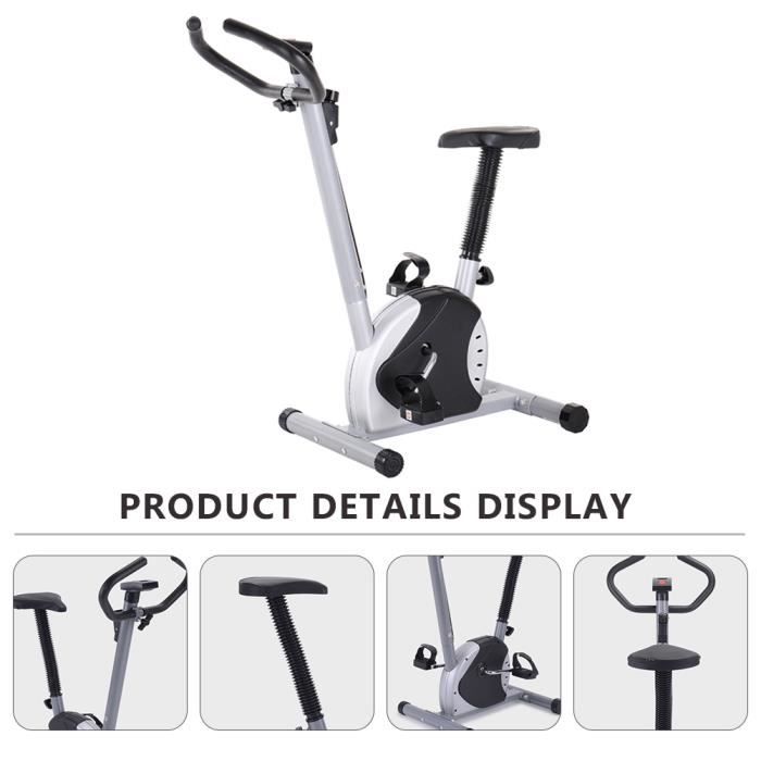 Vélo d'appartement pliant Équipement de fitness à domicile vélo spinning pour brûler des calories