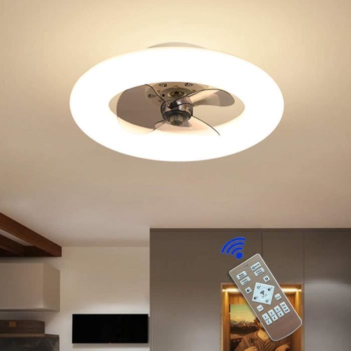 Ventilateur De Plafond LED Plafonnier - Dimmable avec Télécommande, Creative Moderne Pépinière Chamb139