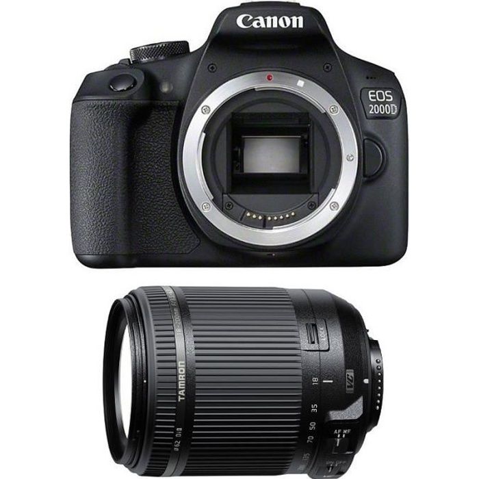 CANON EOS 2000D + TAMRON 18-200 F/3.5-6.3 Di II VC GARANTI 3 ans