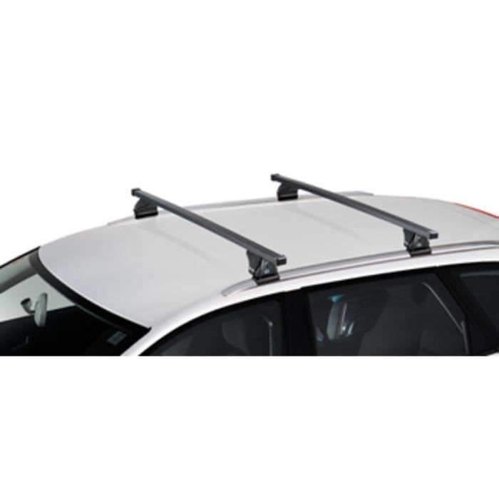 Jeu de 2 Barres de toit Acier pour Citroen C4 Grand Picasso 2 dès 2013 - avec barres longitudinales