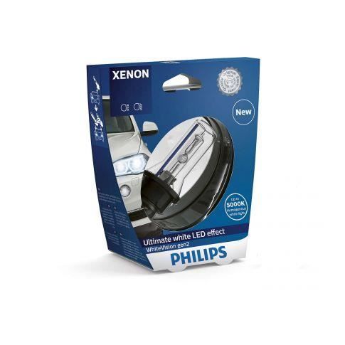 Ampoule D2R Philips 85126WHV2S1 xénon whitevision Gen2, sous blister