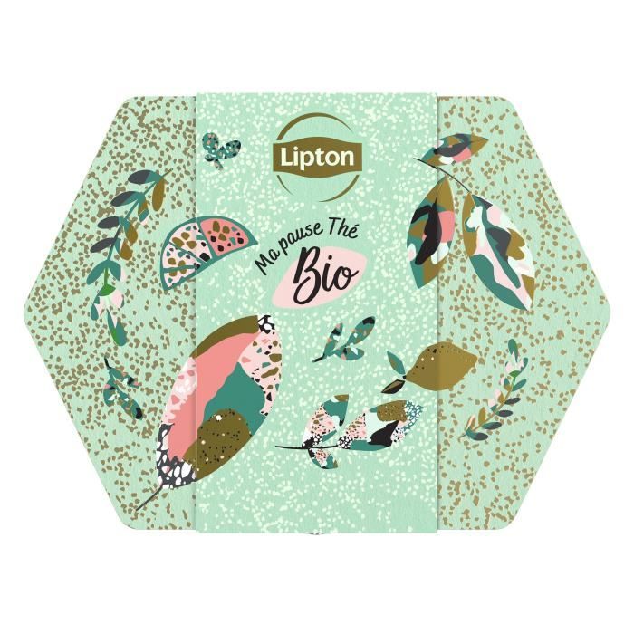 LIPTON Boîte en métal Thé de Noël Bio