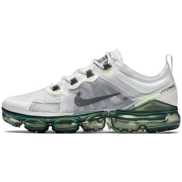 Nike Air Vapormax 2019 Premium Oregon AT6810-100 Chaussures de Course pour Homme Gris Blanc