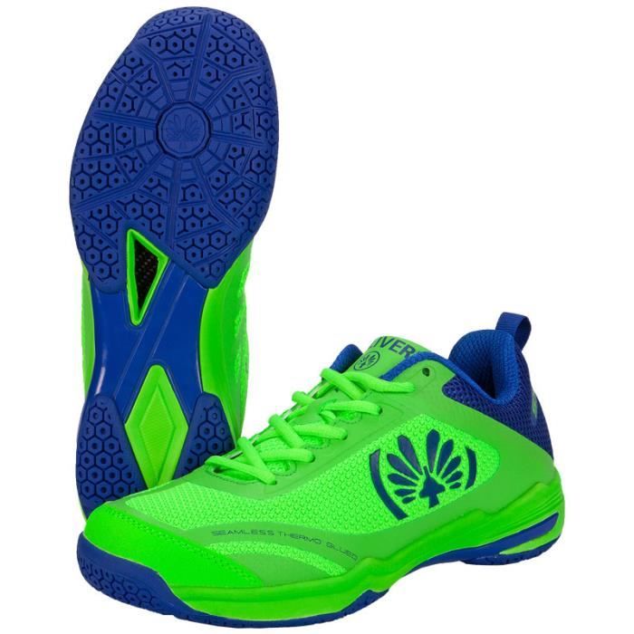 Chaussures de badminton indoor Oliver Sport SX-7 - vert/bleu - 43,5