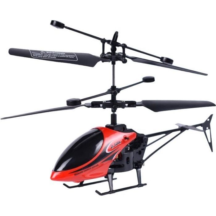 PIMPIMSKY Mini Drone Hélicoptère télécommandé résistant aux chutes télécommande à 2 canaux jouet d'énergie cinétique pour enfants