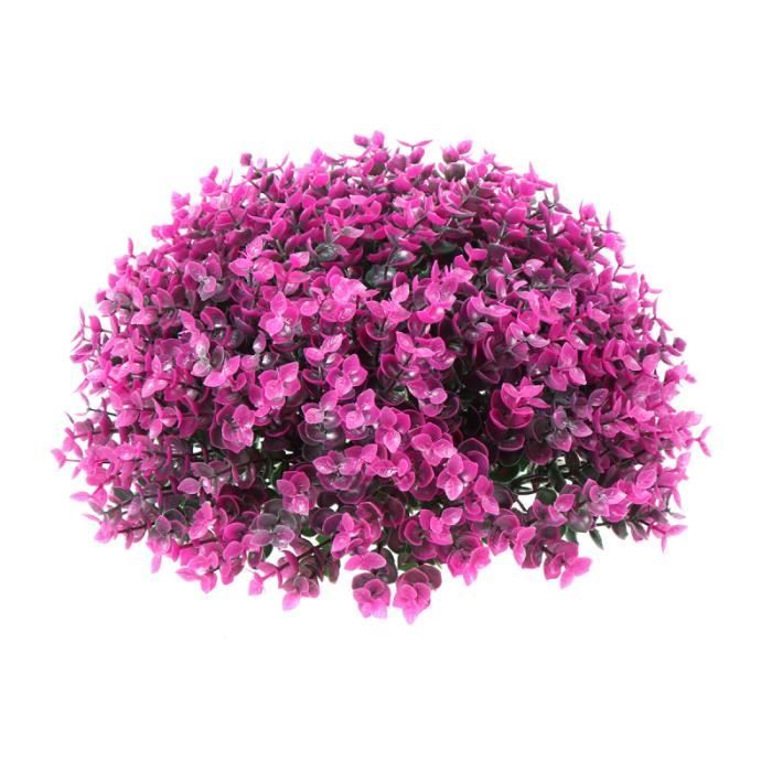 1 Pc boule d'herbe artificielle décorative sûre créative aménagement paysager ornement herbe décor pour bureau extérieur AQUARIUM