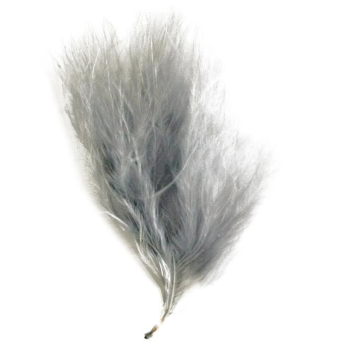 SANTEX Plume de couleur gris