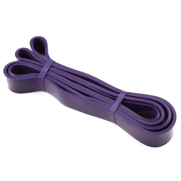 Bandes De Résistance D'Emulsion De Musculation pour Gymnase Violet