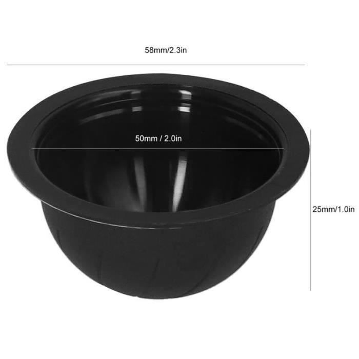 ZS07831-Tasse de Filtre de Capsule de Café 230ml avec Papier d'Aluminium Jetable pour Nespresso Vertuo