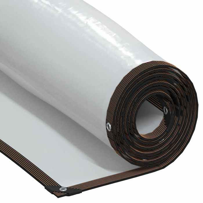 Vidaxl Bâche transparente avec œillets 1x12 m polyéthylène 4018546