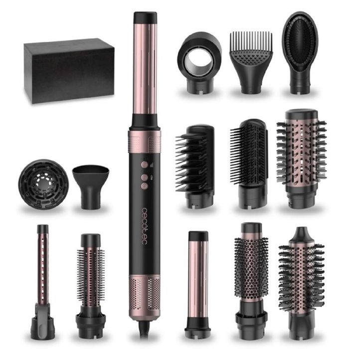 Brosse soufflante multifonction - Bamba - CeramicCare 14in1 - 1400W - Technologie Coanda - Noir