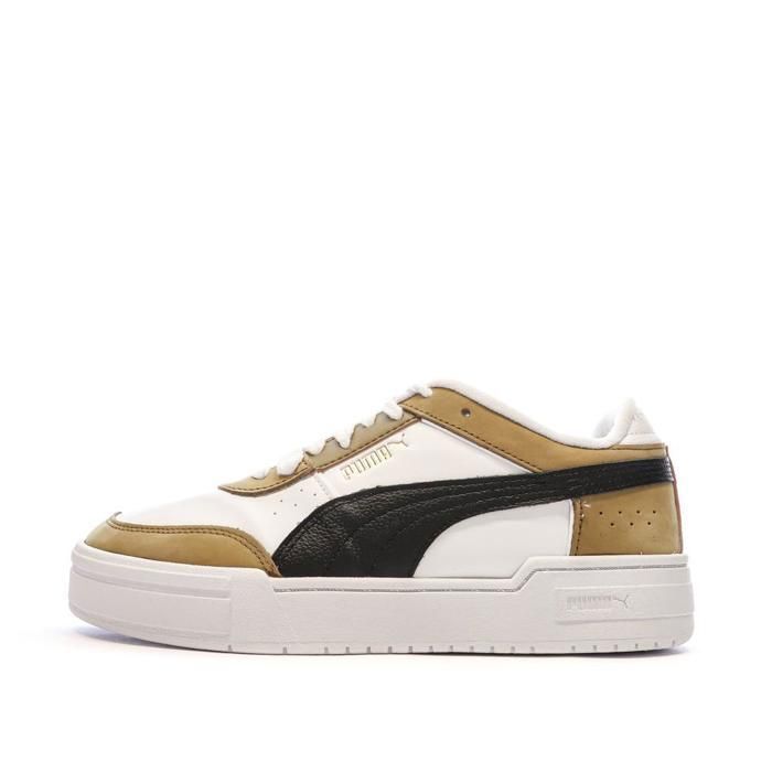 Puma Baskets Blanc/Marron Homme PUMA Pro Sport