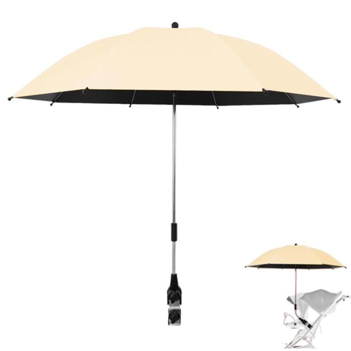 Pare-soleil Pour Poussette UPF50+ - Ombrelle Anti-UV, Coupe-vent, Respirante - Compatible Doona Et Autres Poussettes/sièges Auto