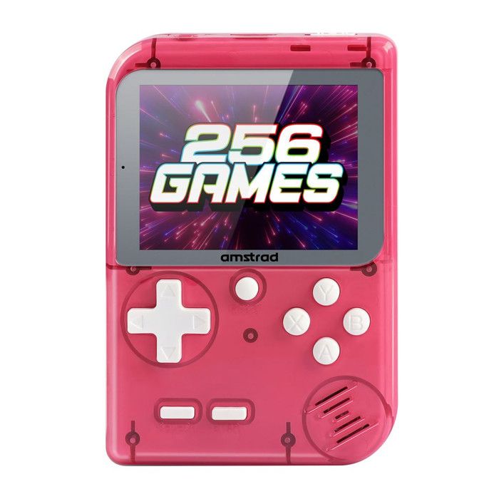 Console de jeu portable Amstrad avec 256 jeux et batterie rechargeable - vue 3