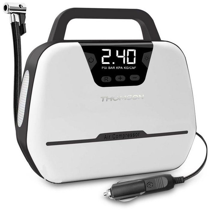 Compresseur auto Thomson HTC761010 12V 150 PSI Écran LCD Lampe intégrée Neuf - vue 3