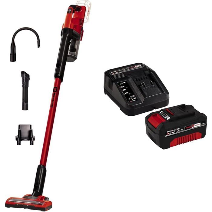 Aspirateur balai sans fil Einhell TE-SV 18 Li-Solo Power X-Change - Puissant et sans sac