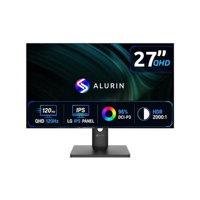 Écran PC Alurin CoreVision 27 IPS QHD 120Hz Dalle FreeSync HDR 1ms - vue 2