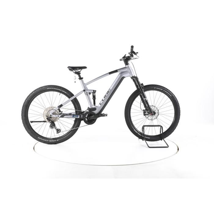 Vélo électrique - Cube Stereo Hybrid 120 Race - argent - VTT électrique tout suspendu - Bosch 750 Wh Reconditionné