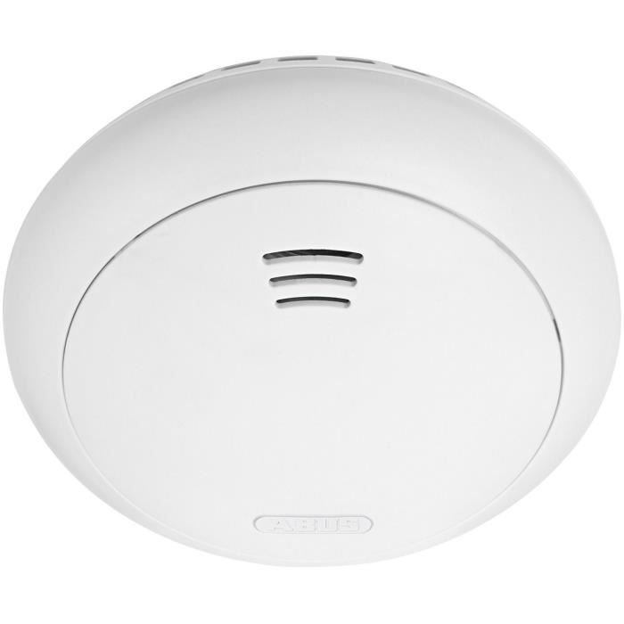 Détecteur de chaleurfumée ABUS FURM35000A Protection propagation chaleurfumée Installation sans perçage