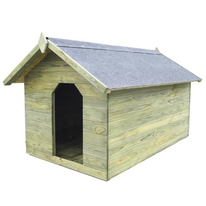 Niche De Jardin Niche Pour Chien Cage A Chien Chenil Exterieur Avec Toit Ouvrant En Pin Impregne Fsc Vert 104 5 X Camsoos 3 Achat Vente Niche Niche De Jardin Niche Pour Cdiscount