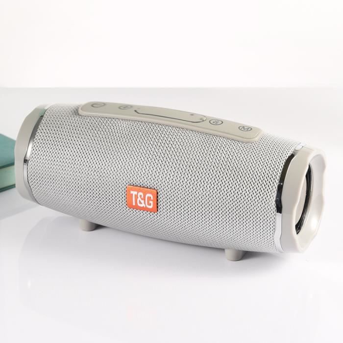 TG145 gris - Enceinte portative sans fil Bluetooth TG, parleur étanche ...