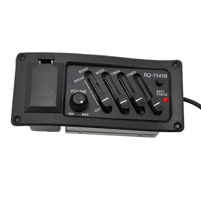 BOÎTIER DE BATTERIE Robuste 9 V Pour Micro De Guitare Acoustique LC5