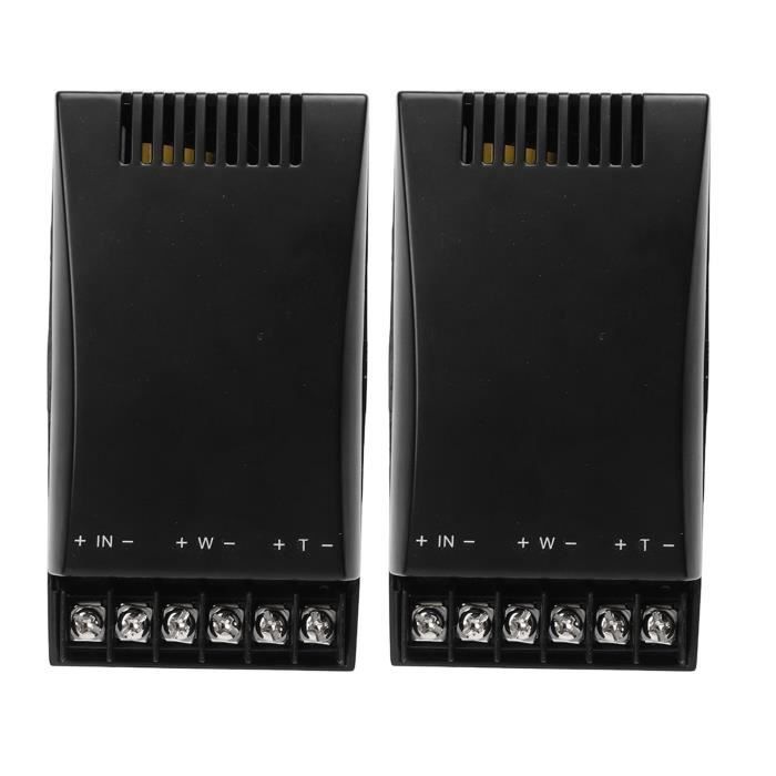 Variateur D’éclairage 2 Gangs, 2 Voies, 100W – Noir, Modèle SFBK162 De DEFINITY COMPLETE !