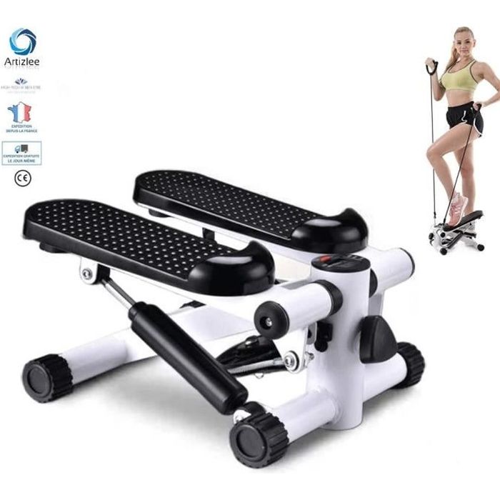 Stepper Fitness Appartement Mini ARTIZLEE avec Cordes Élastiques