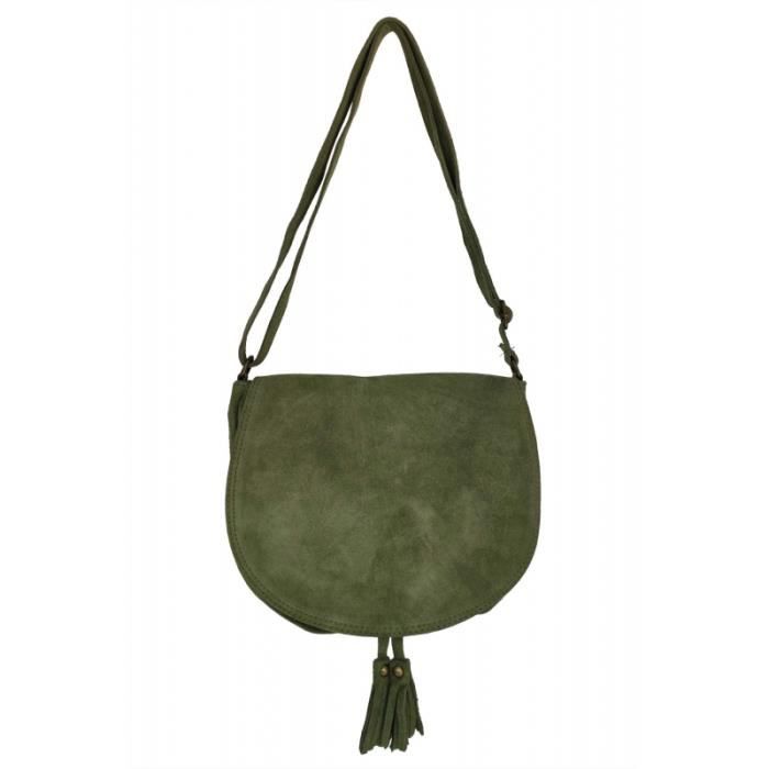 Sac besace vert store