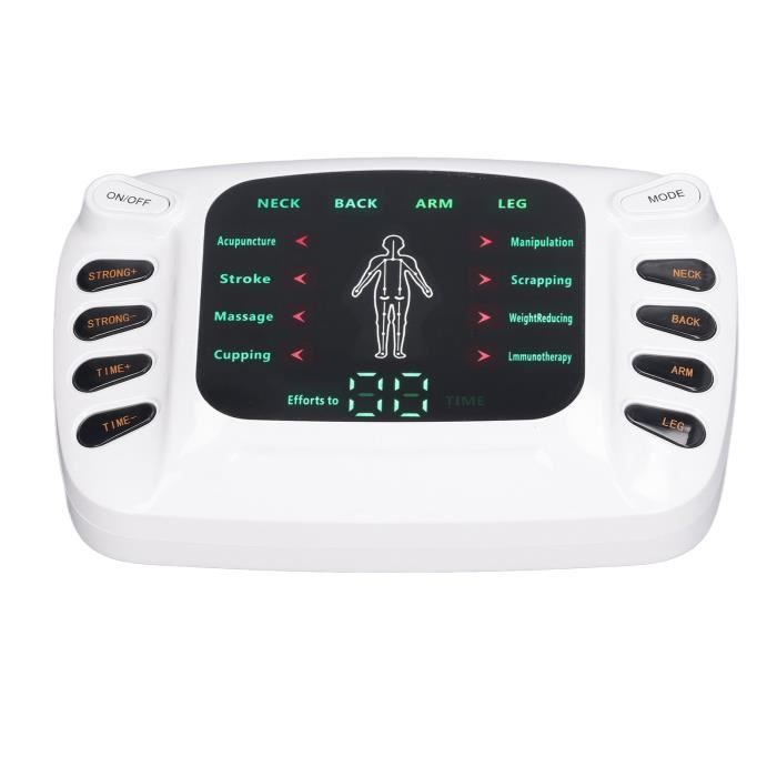 Appareil TENS/EMS/massage 3 En 1 Double Canal Caremax RC4C - 22 Programmes, Rechargeable, Anti-douleur