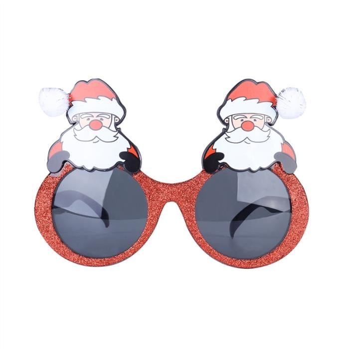 Fantaisie Robe De Fete De Noel Lunettes De Soleil Scintillantes Pere Noel Droles Lunettes Decoration De Noel Lunettes Grises Achat Vente Accessoire Deguisement Cdiscount