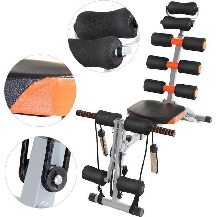 Appareil de musculation pour abdominaux bras dos et paules